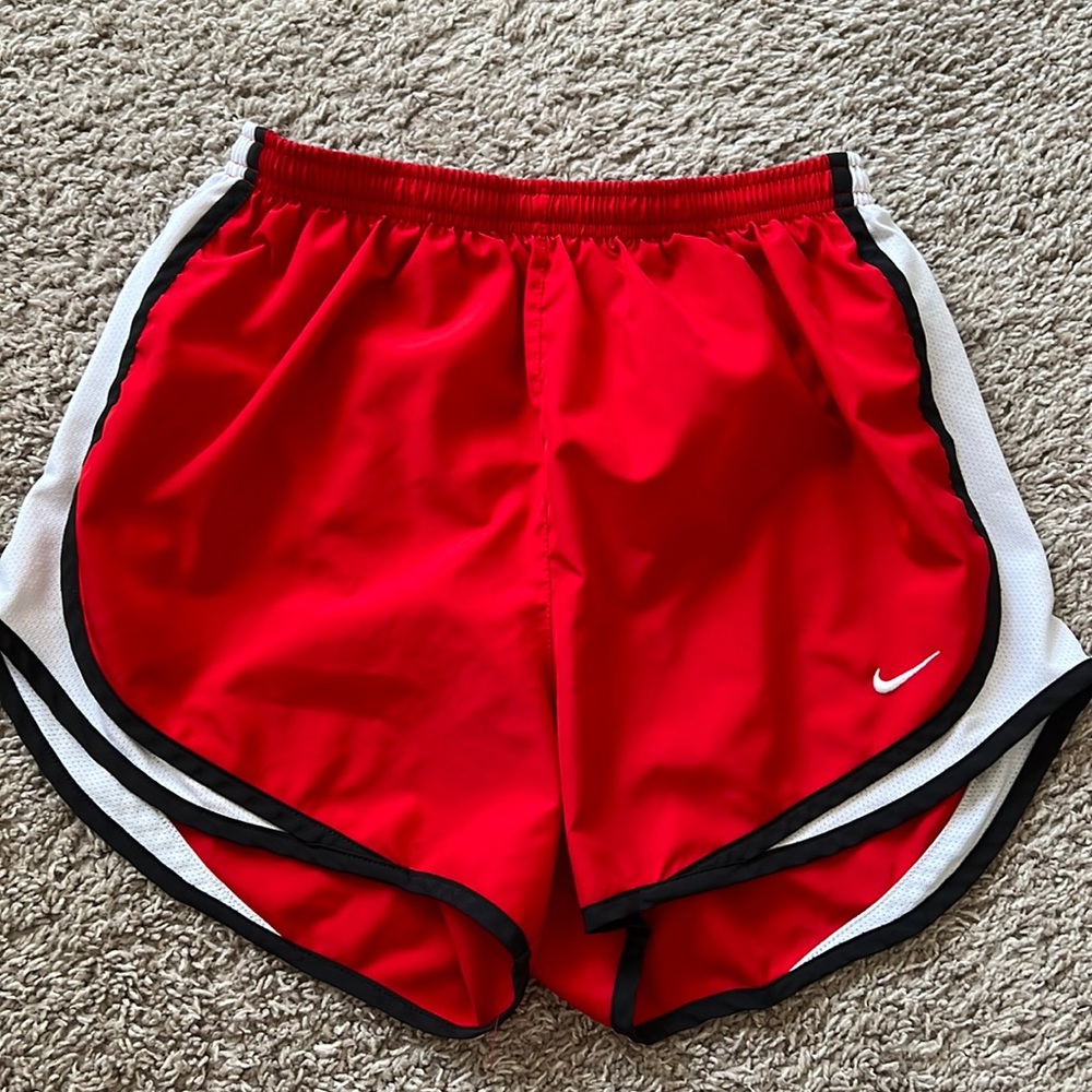 Nike Women’s Dri-Fit Red Running Shorts Size M